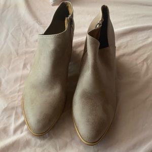 Cute brown suede booties